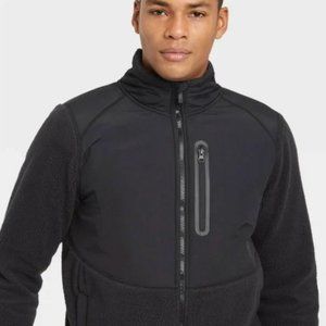 Sherpa Fleece Jacket - All in Motion Black